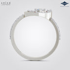 Arias by Lara Dutta Heart Halo Diamond Ring