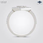 Arias by Lara Dutta Square Halo Diamond Ring