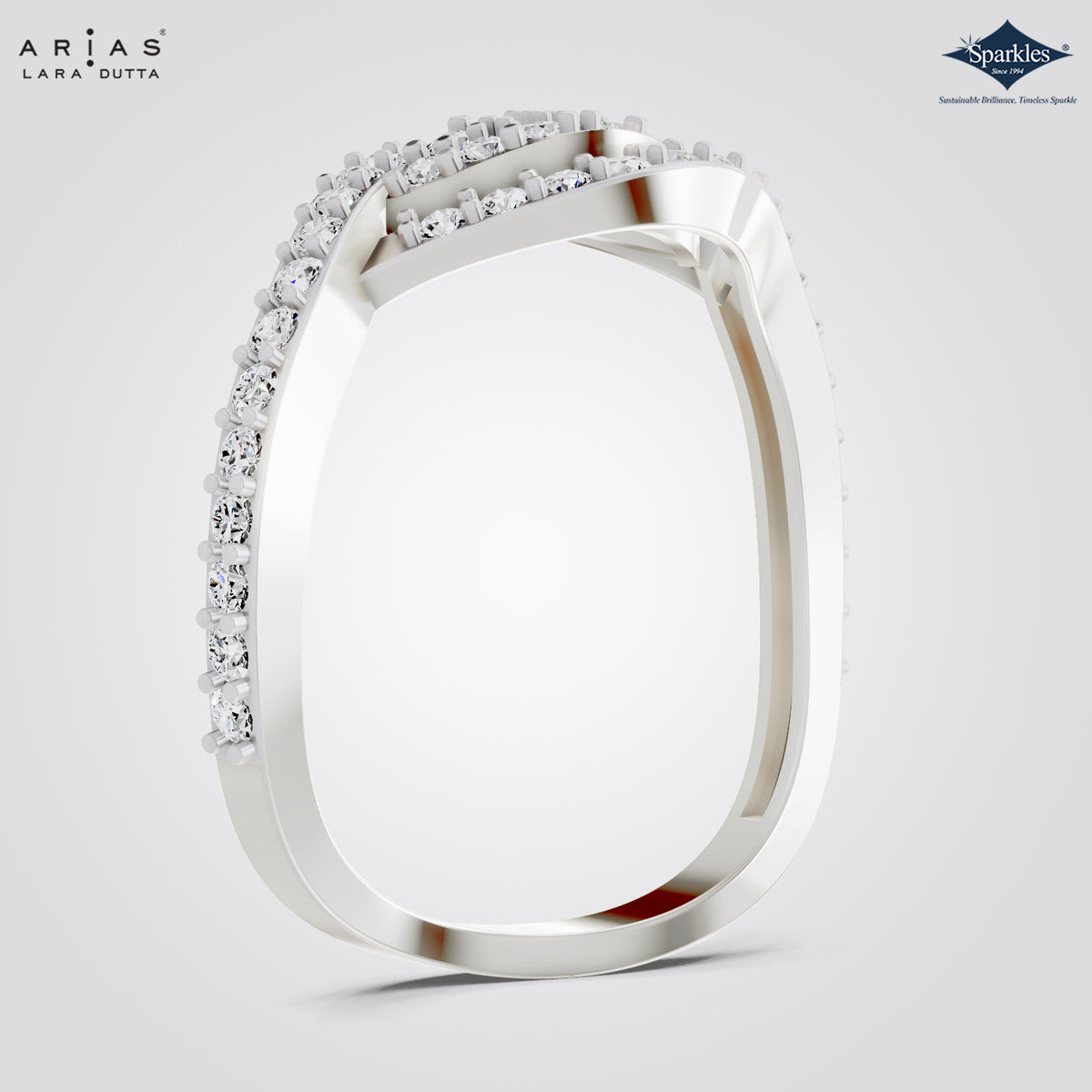 Arias by Lara Dutta Marquise Eye Shape Diamond Ring