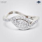 Arias by Lara Dutta Marquise Eye Shape Diamond Ring