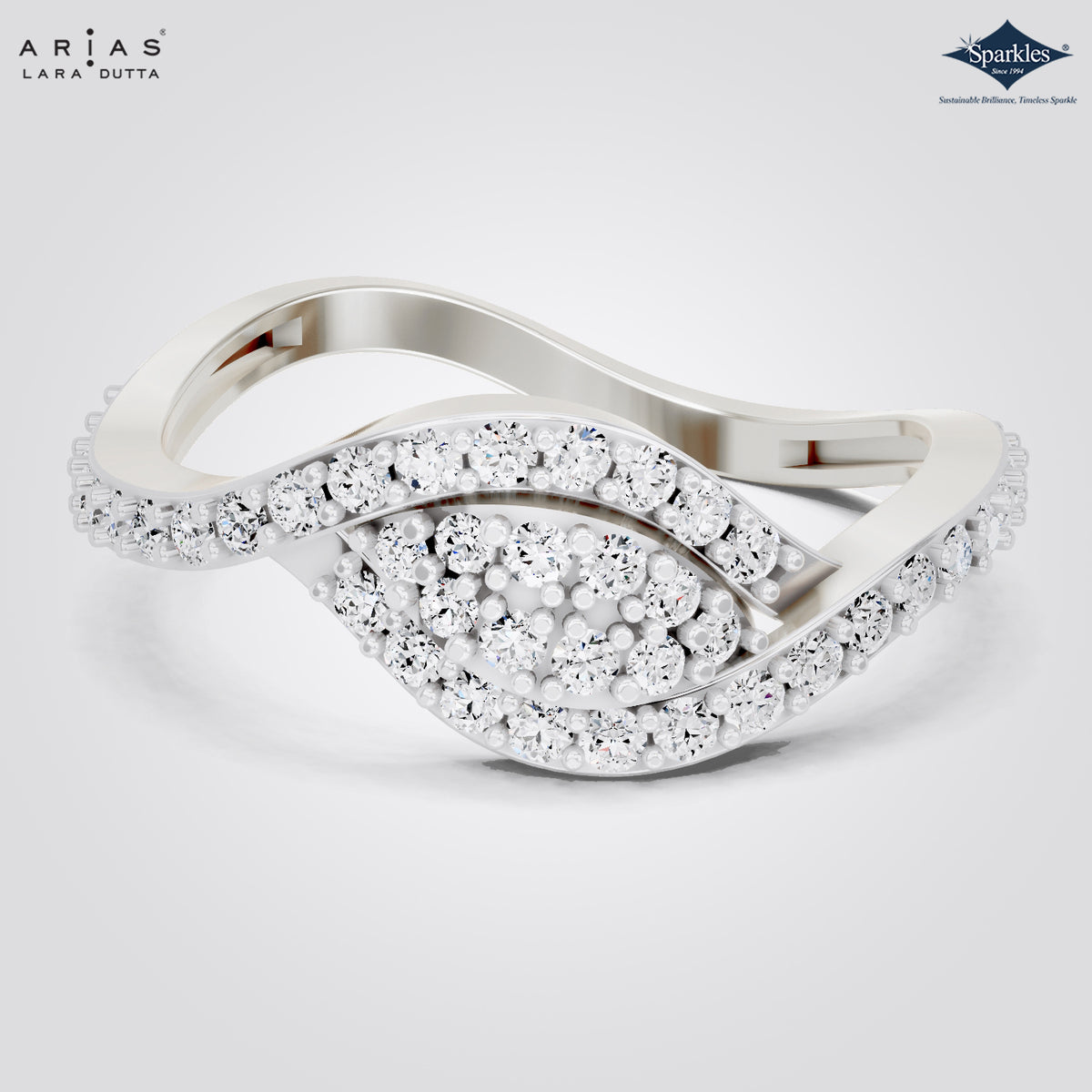Arias by Lara Dutta Marquise Eye Shape Diamond Ring