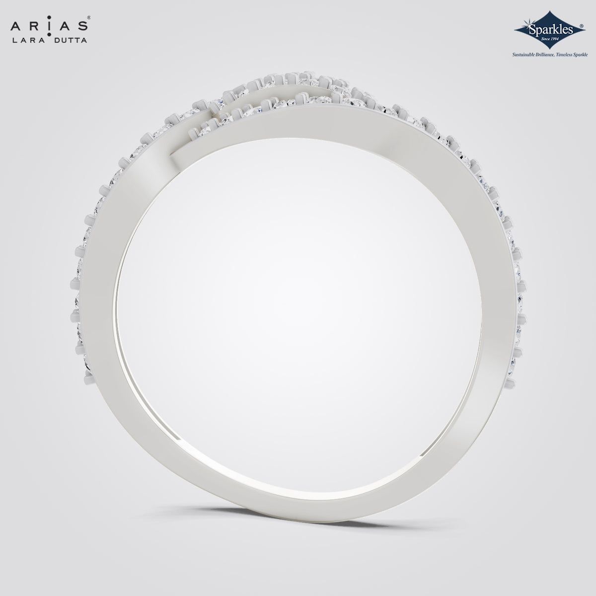 Arias by Lara Dutta Marquise Eye Shape Diamond Ring
