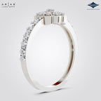 Arias by Lara Dutta Flower Medallion Diamond Ring