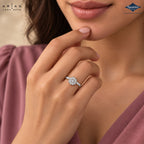 Arias by Lara Dutta Flower Medallion Diamond Ring
