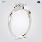 Arias by Lara Dutta Round Solitaire Diamond Ring