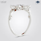 Arias by Lara Dutta Six Petal Floral Statement Ring