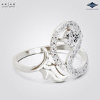 Arias by Lara Dutta Double Loop Statement Ring
