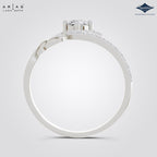 Arias by Lara Dutta Double Loop Statement Ring