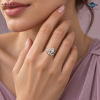 Arias by Lara Dutta Double Loop Statement Ring