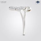Arias by Lara Dutta Interlocking Loop Diamond Ring