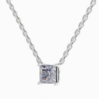 1.2 Carat Princess Shape Solitaire Diamond 14K - White Gold