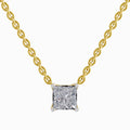 1.2 Carat Princess Shape Solitaire Diamond 14K