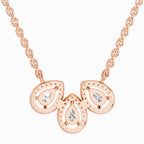 Timeless Pear Trio Diamond Necklace