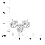 Timeless Pear Trio Diamond Necklace