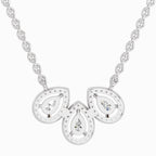 Timeless Pear Trio Diamond Necklace