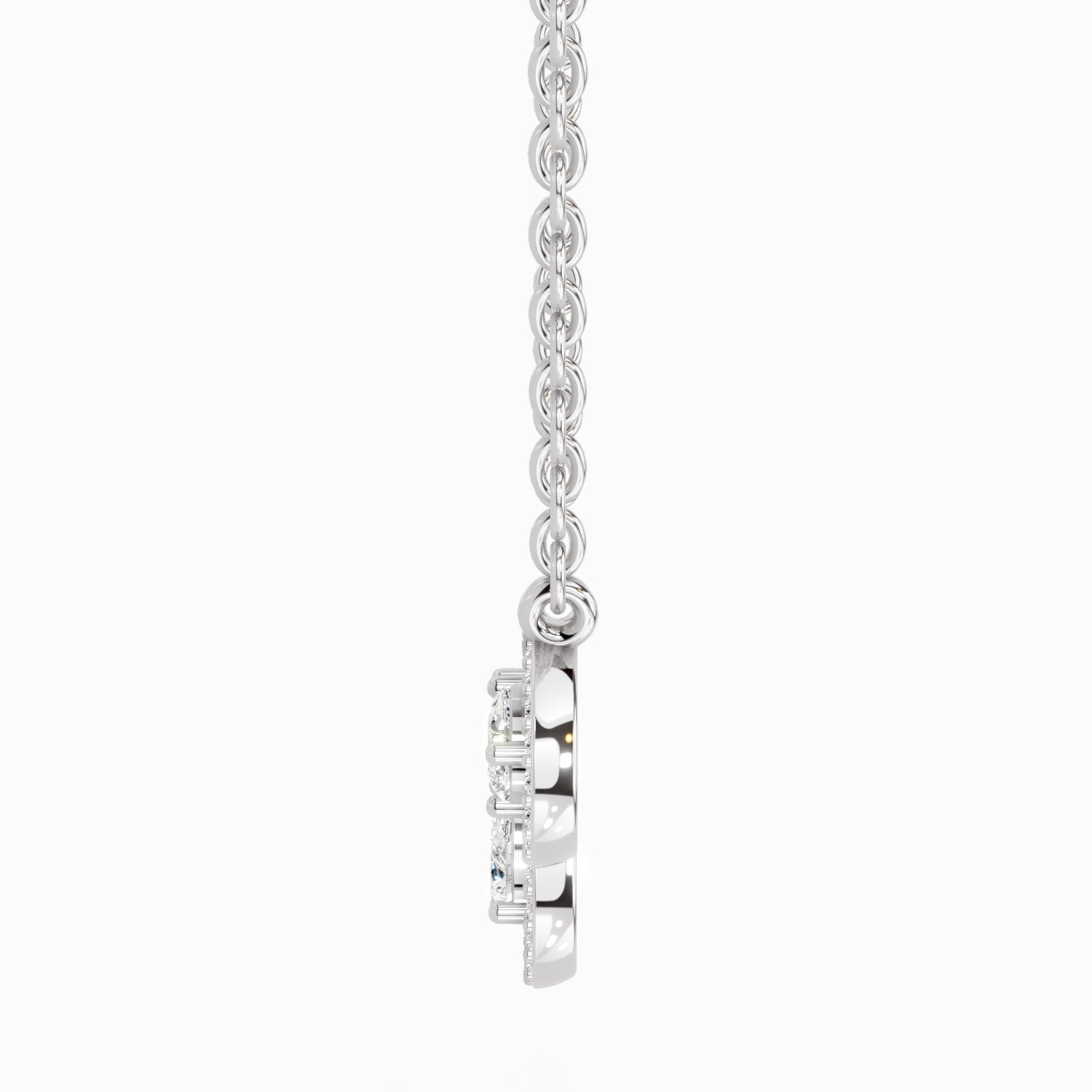 Timeless Pear Trio Diamond Necklace