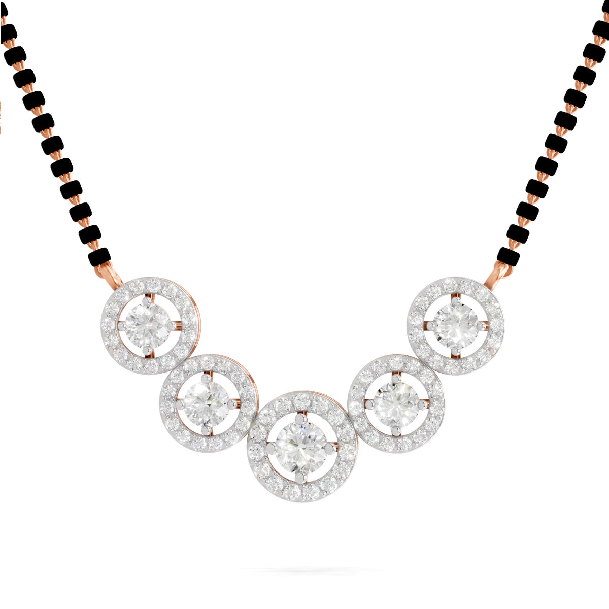 Pristine Halo Diamond Necklace