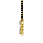 1 Carat Halo Diamond Necklace 14K
