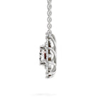 Delicate Floral Diamond Necklace