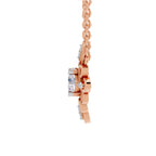 Luminous Halo Diamond Necklace