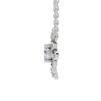 Luminous Halo Diamond Necklace
