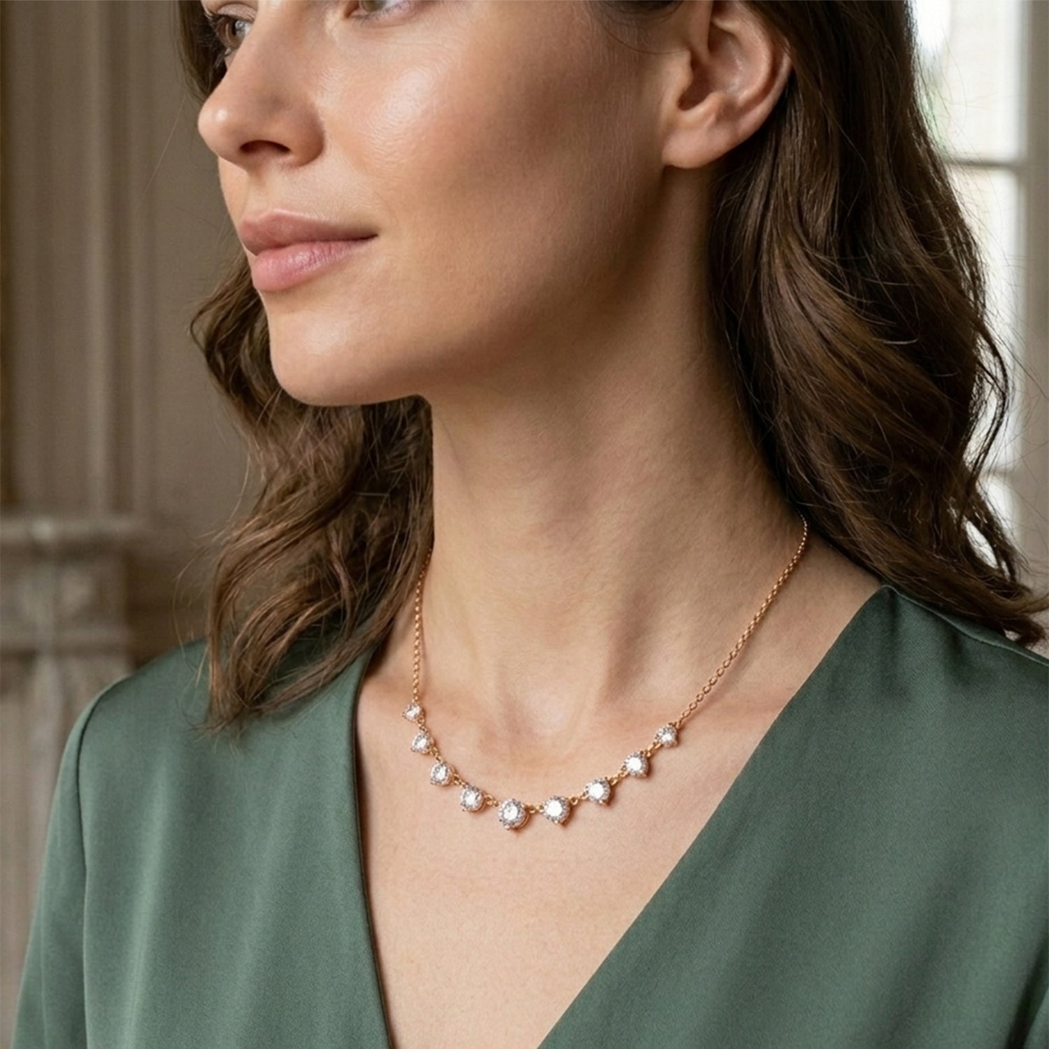 Sparkling Diamond Necklace