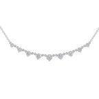2.97 Carat Diamond Necklace 14K - White Gold