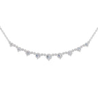 2.97 Carat Diamond Necklace 14K - White Gold