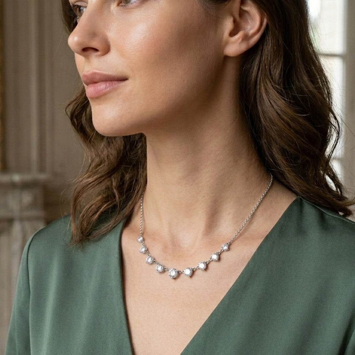 Sparkling Diamond Necklace