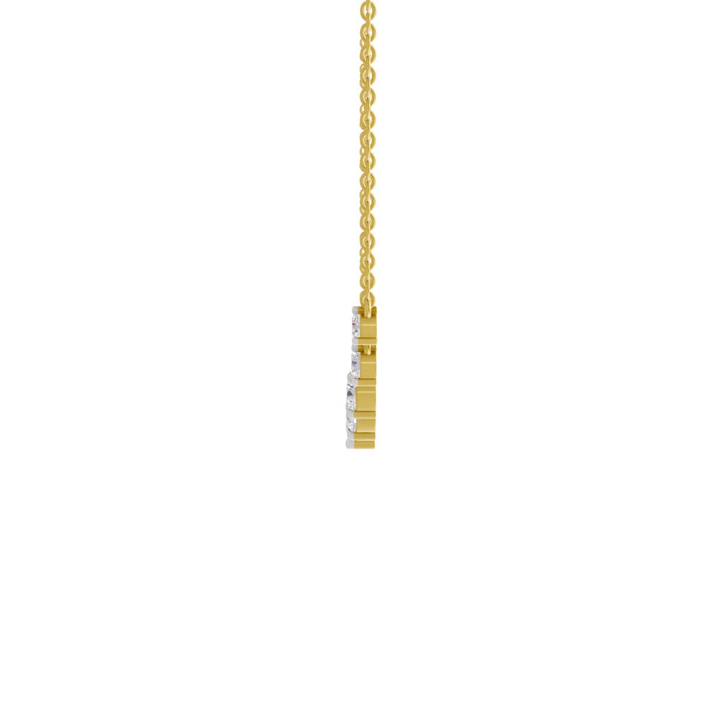 2.97 Carat Diamond Necklace 14K