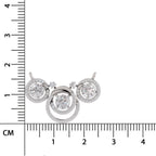 Radiant Celestia Trio Diamond Necklace