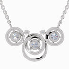 1.94 Carat Celestia Trio Diamond Pendant Necklace 14K - White Gold