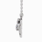 1.94 Carat Celestia Trio Diamond Pendant Necklace 14K - White Gold