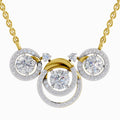 1.94 Carat Celestia Trio Diamond Pendant Necklace 14K