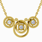 1.94 Carat Celestia Trio Diamond Pendant Necklace 14K