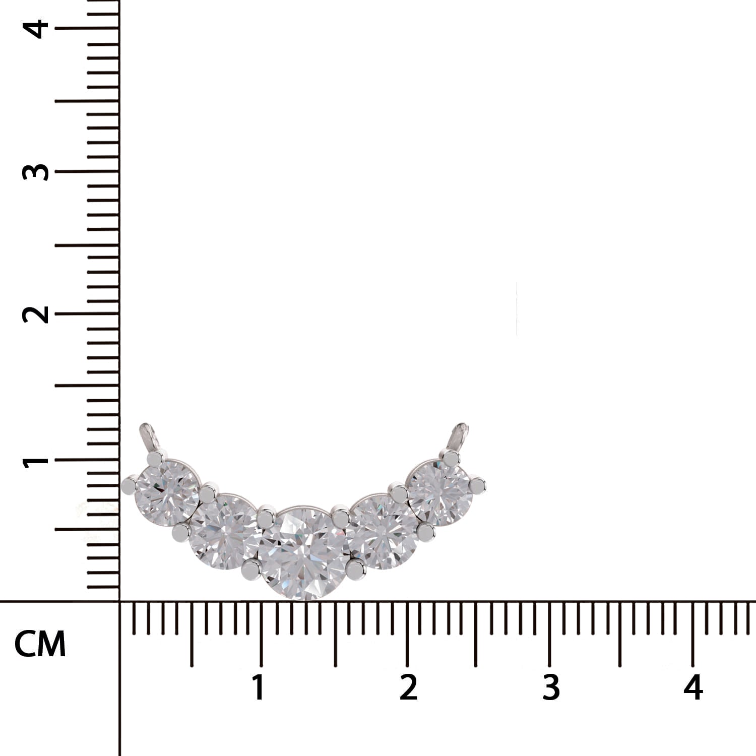 Exquisite Graduated Diamond Necklace