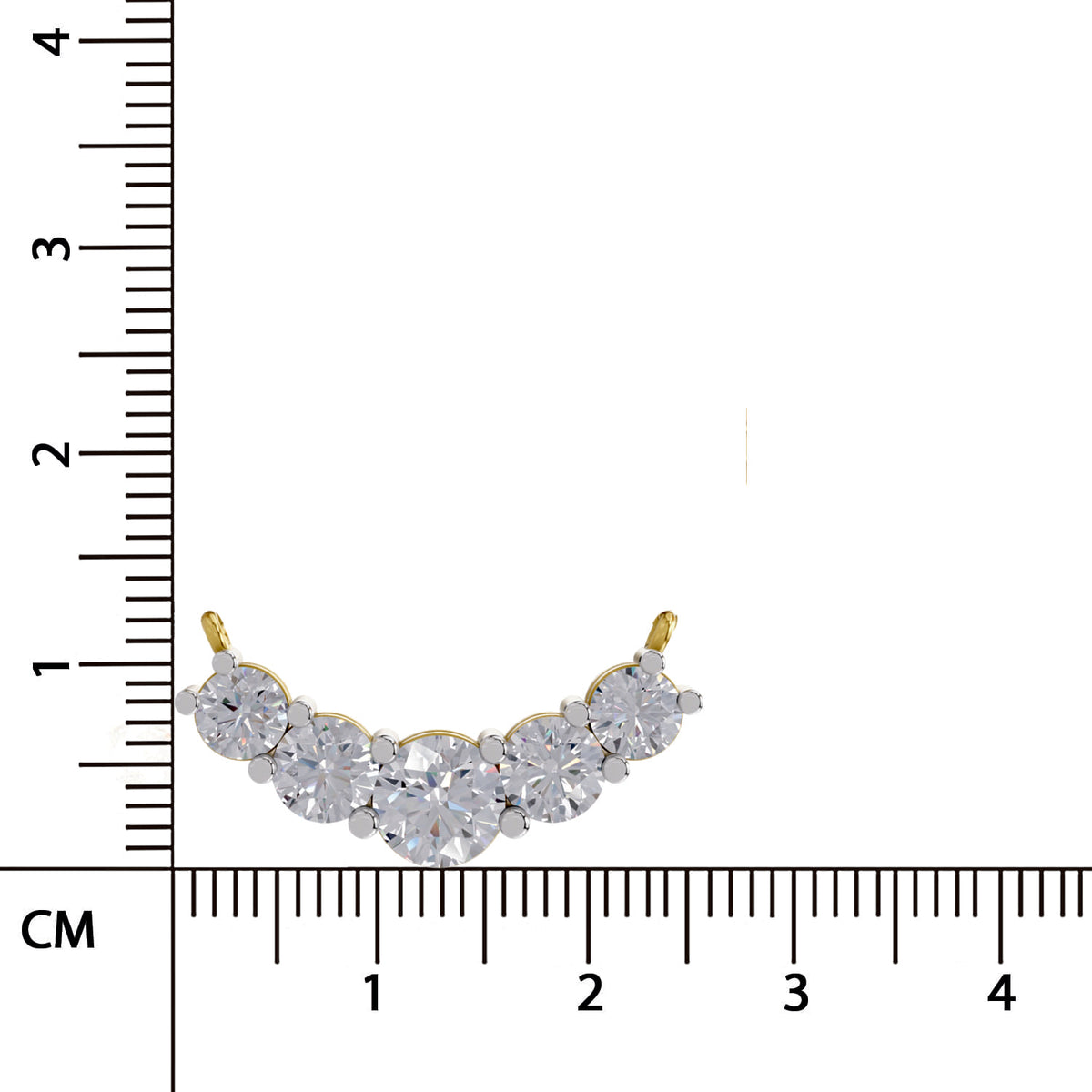 Exquisite Graduated Diamond Necklace