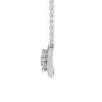 2.5 Carat Eternal Duo Diamond Pendant Necklace 14K - White Gold