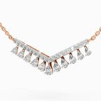 Dreamy Pear Diamond Necklace