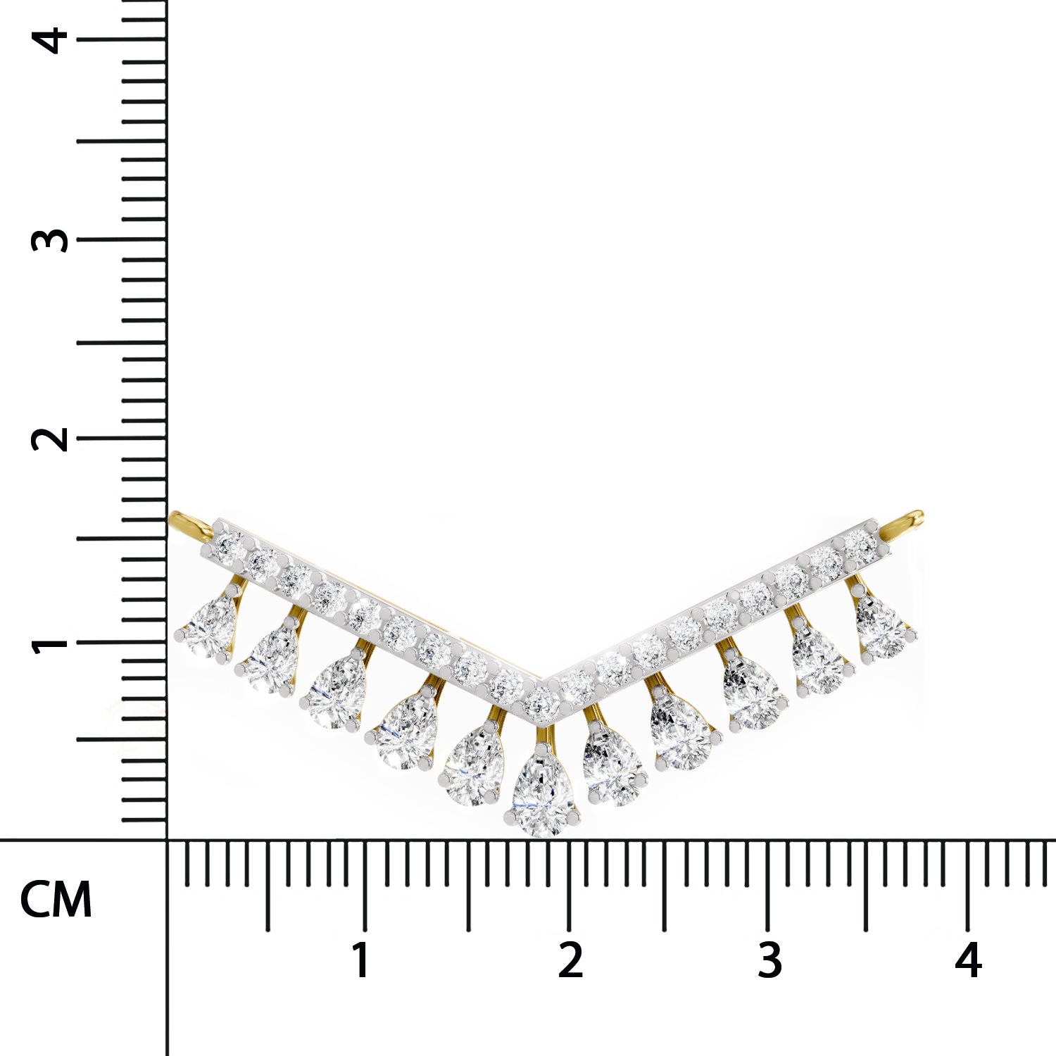 Dreamy Pear Diamond Necklace