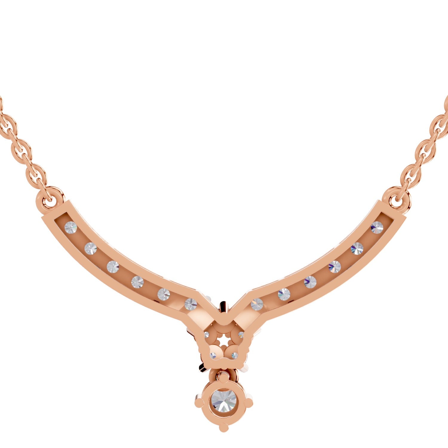 Captivating Cluster Diamond Necklace