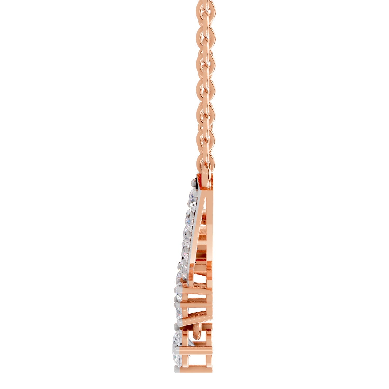 Captivating Cluster Diamond Necklace