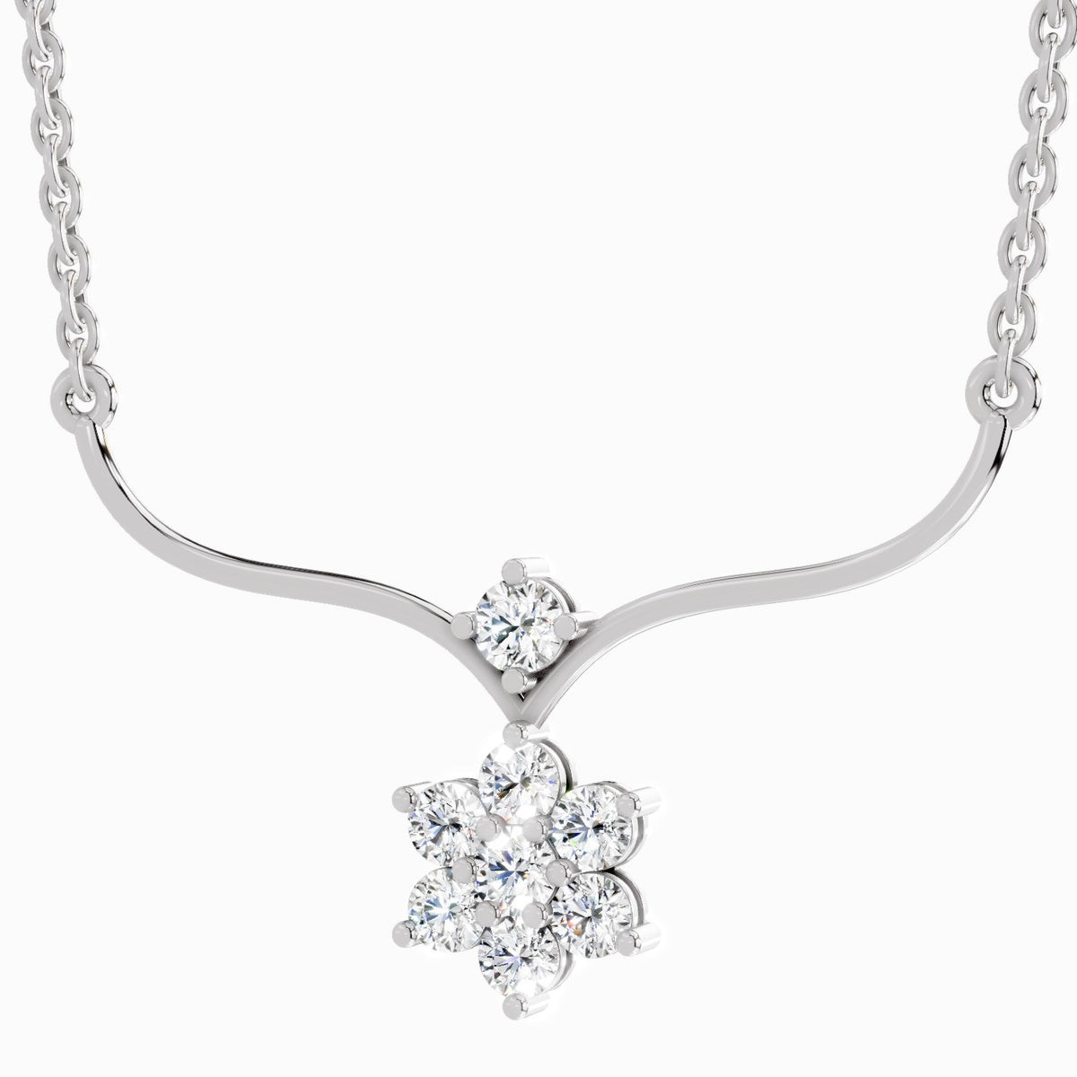 Eternal Floral Diamond Necklace