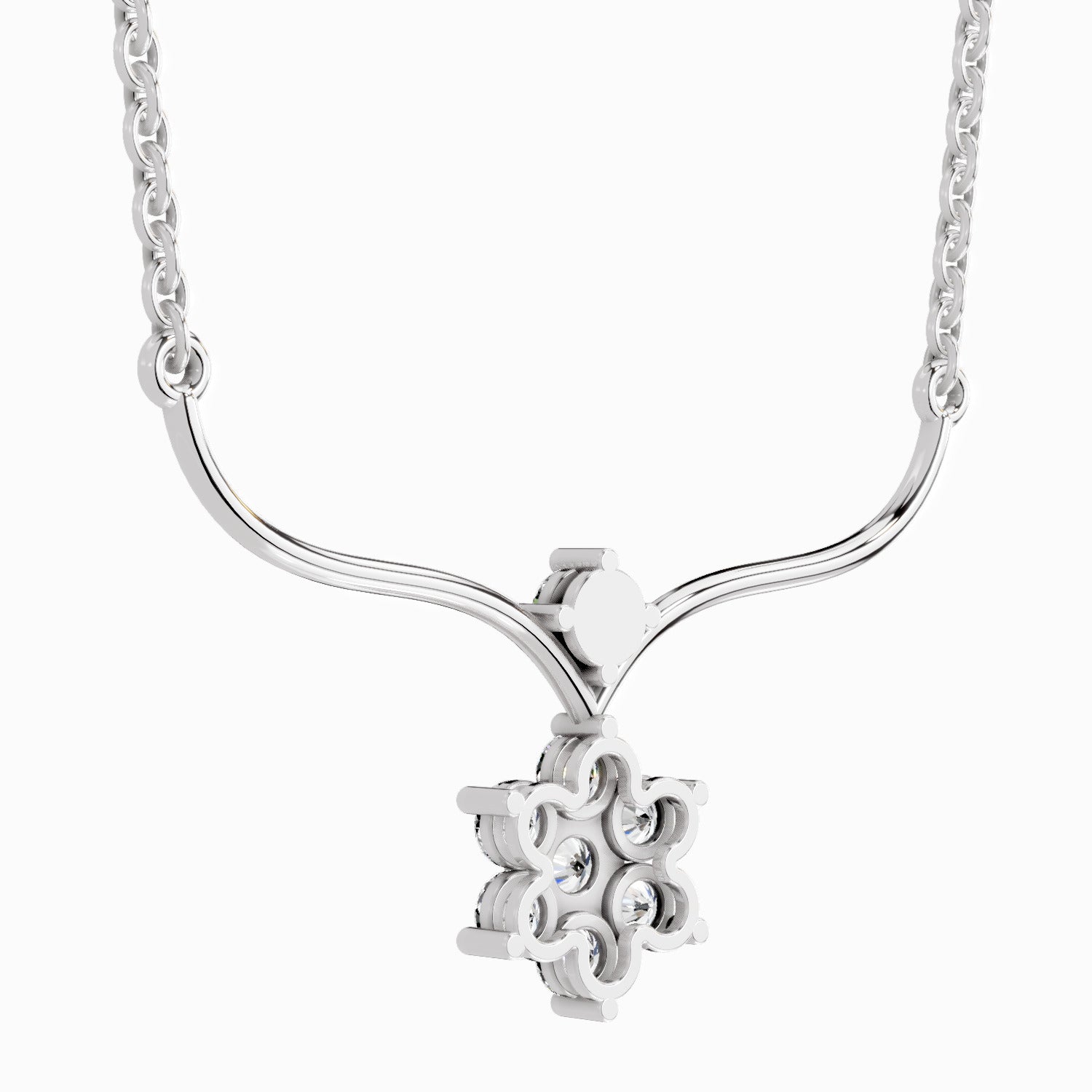Eternal Floral Diamond Necklace