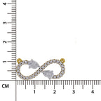 Iconic Pear Infinity Diamond Necklace