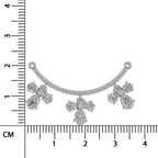 Majestic Pear Floral Diamond Necklace