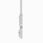 Exquisite Round Floral Diamond Necklace