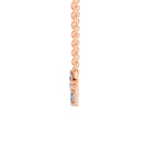 1.1 Carat Trinity Diamond Pendant Necklace 14K - Rose Gold