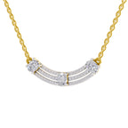 1.1 Carat Trinity Diamond Pendant Necklace 14K
