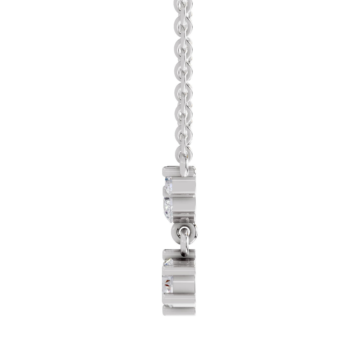 Refined Graduated Diamond Necklace